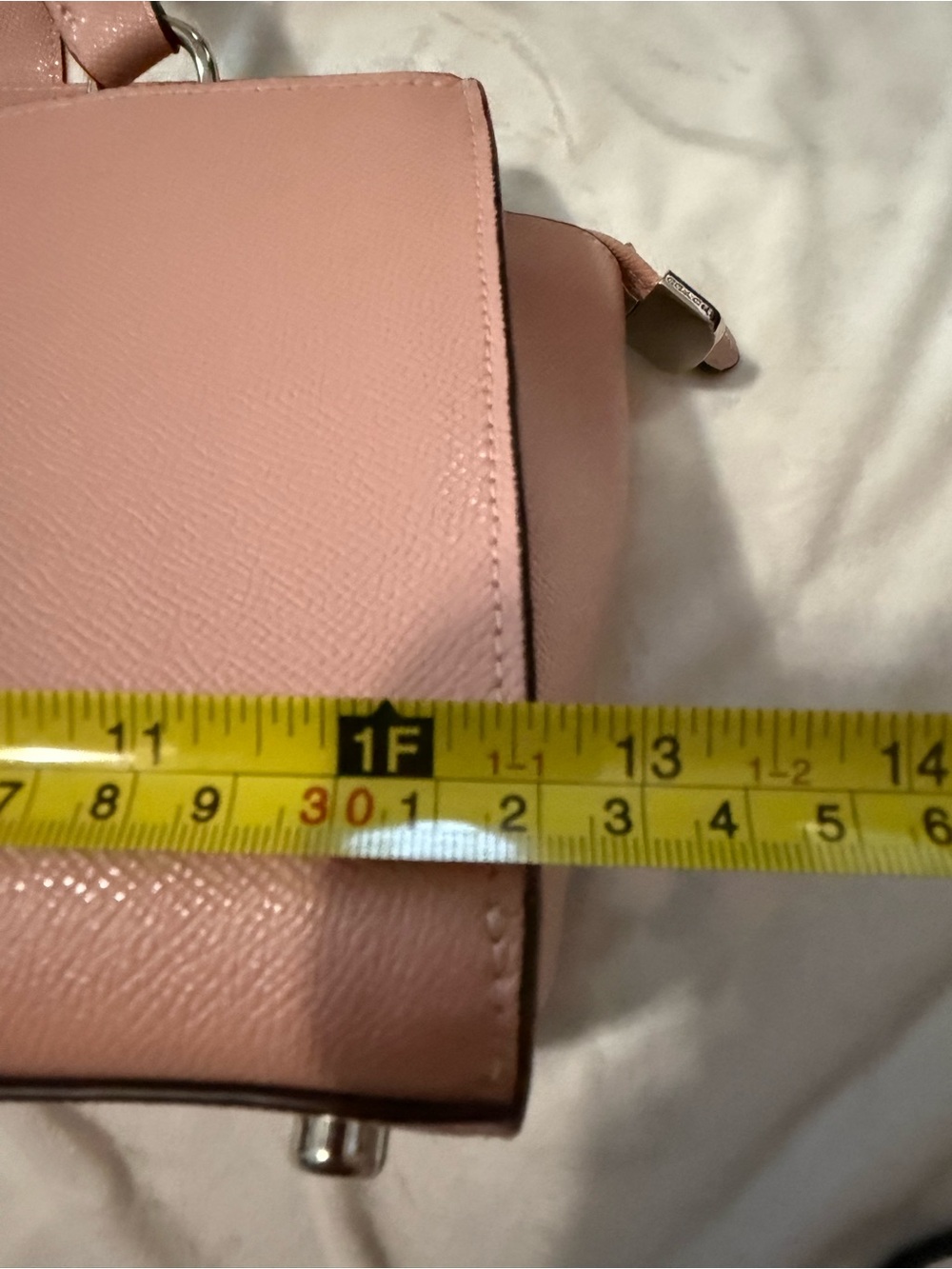 Coach Women's Pink Structured Shoulder Bag - Picture 6 of 8